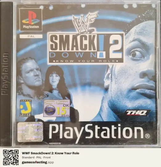 WWF SmackDown! 2: Know Your Role PlayStation, PAL box front