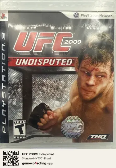 UFC 2009 Undisputed PlayStation 3, NTSC box front