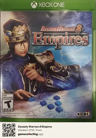 Dynasty Warriors 8 Empires Xbox One, NTSC box front