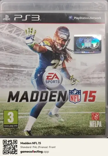 Madden NFL 15 PlayStation 3, France box front