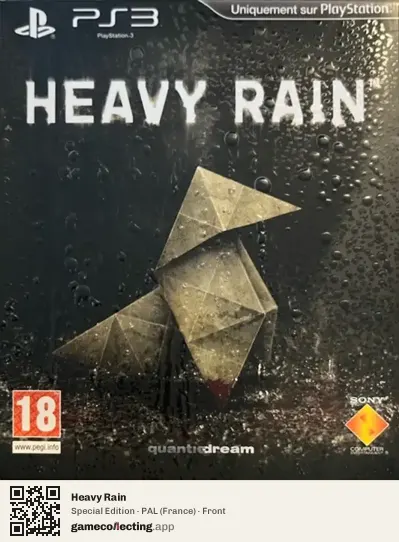 Heavy Rain PlayStation 3, France box front