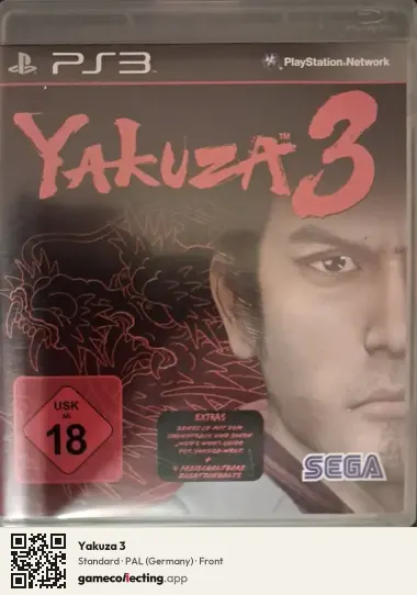 Yakuza 3 PlayStation 3, Germany box front
