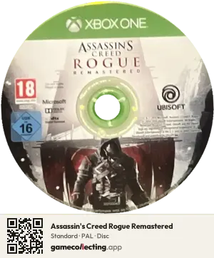 Assassin's Creed Rogue Remastered Xbox One, PAL disc