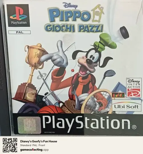 Disney's Goofy's Fun House PlayStation, PAL box front