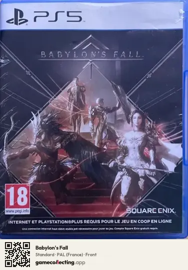 Babylon's Fall PlayStation 5, France box front