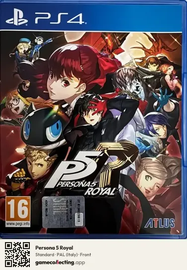 Persona 5 Royal PlayStation 4, Italy box front