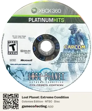 Lost Planet: Extreme Condition Xbox 360, NTSC disc