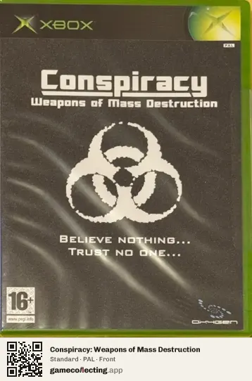 Conspiracy: Weapons of Mass Destruction Xbox, PAL box front