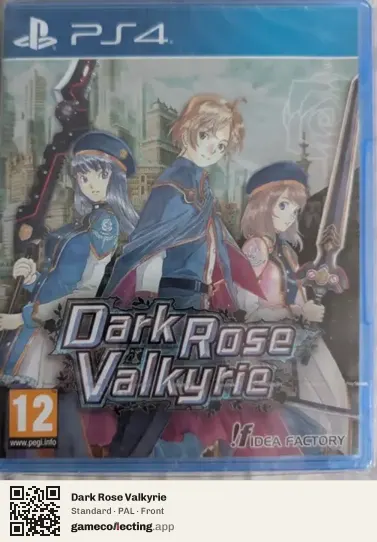 Dark Rose Valkyrie PlayStation 4, PAL box front