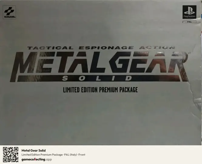 Metal Gear Solid PlayStation, Italy box front
