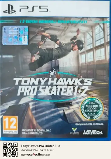 Tony Hawk's Pro Skater 1 + 2 PlayStation 5, Italy box front