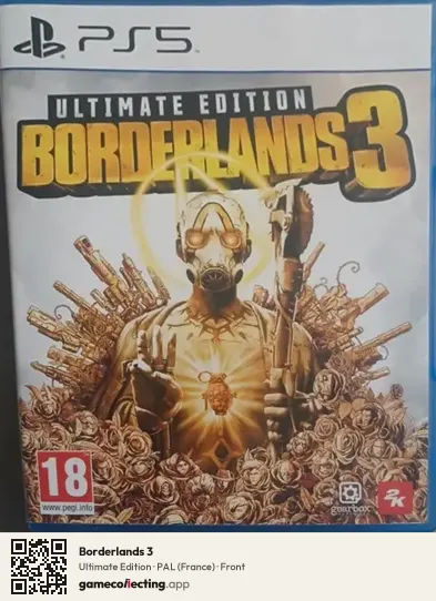 Borderlands 3 PlayStation 5, France box front