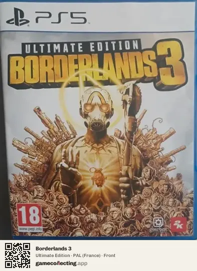 Borderlands 3 PlayStation 5, France box front
