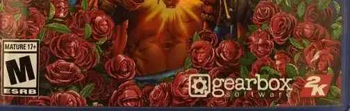 Borderlands 3, the ESRB box on its front
