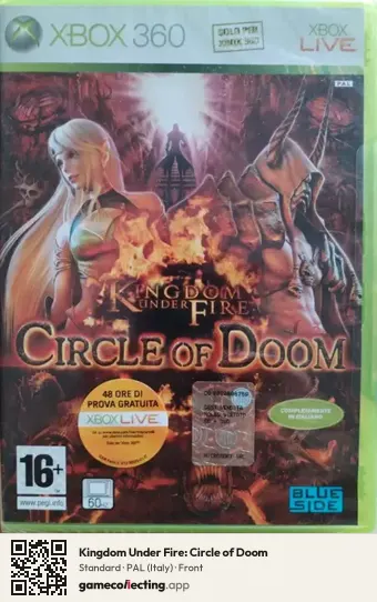 Kingdom Under Fire: Circle of Doom Xbox 360, Italy box front