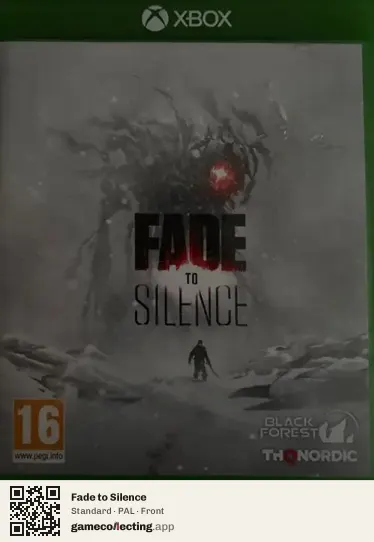 Fade to Silence Xbox One, PAL box front