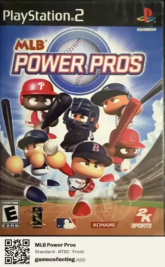 MLB Power Pros PlayStation 2, NTSC box front