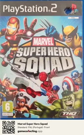 Marvel Super Hero Squad PlayStation 2, Portugal box front