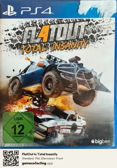 FlatOut 4: Total Insanity PlayStation 4, Germany box front
