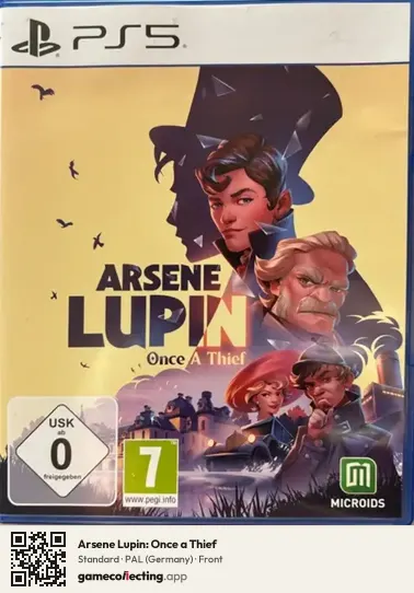 Arsene Lupin: Once a Thief PlayStation 5, Germany box front