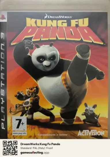 DreamWorks Kung Fu Panda PlayStation 3, Italy box front