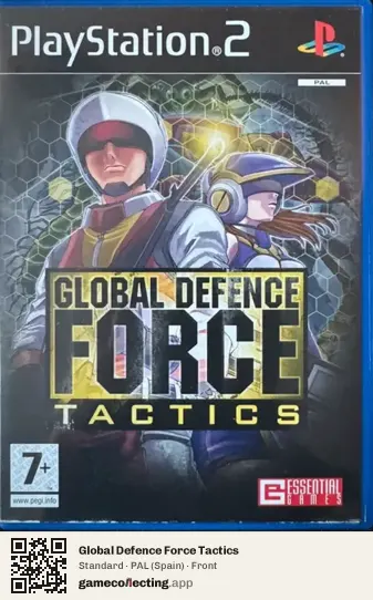 Global Defence Force Tactics PlayStation 2, Spain box front