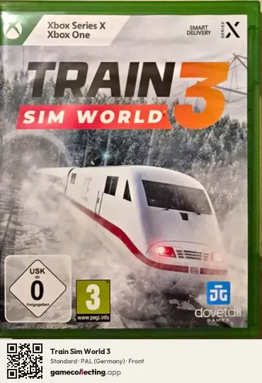 Train Sim World 3 Xbox Series X, Germany box front