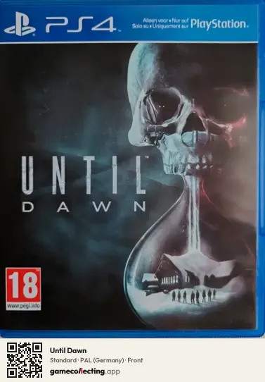 Until Dawn PlayStation 4, Germany box front