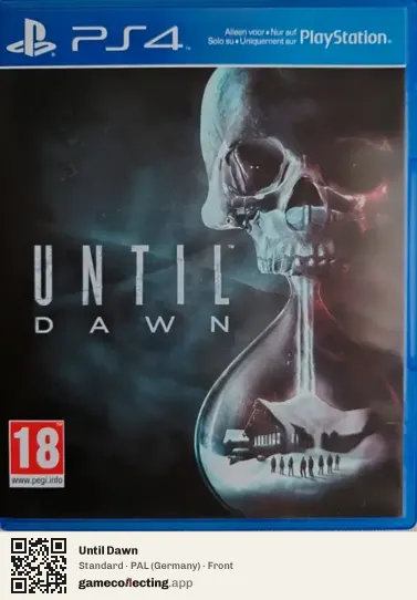 Until Dawn PlayStation 4, Germany box front