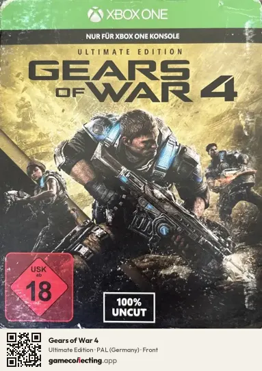 Gears of War 4 Xbox One, Germany box front