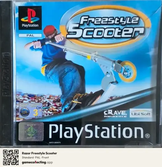 Razor Freestyle Scooter PlayStation, PAL box front