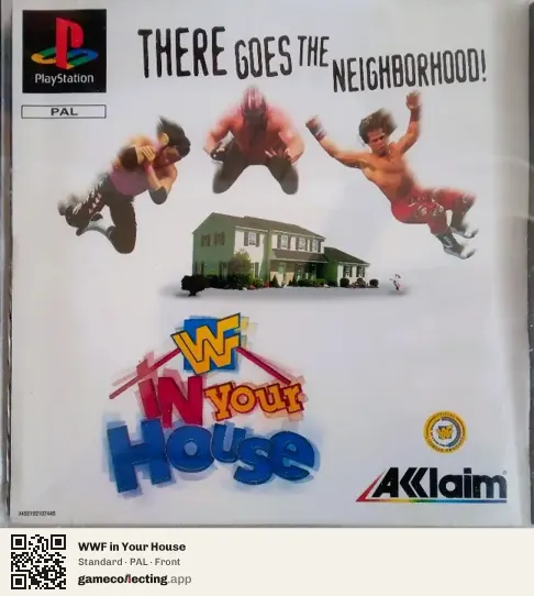 WWF in Your House PlayStation, PAL box front