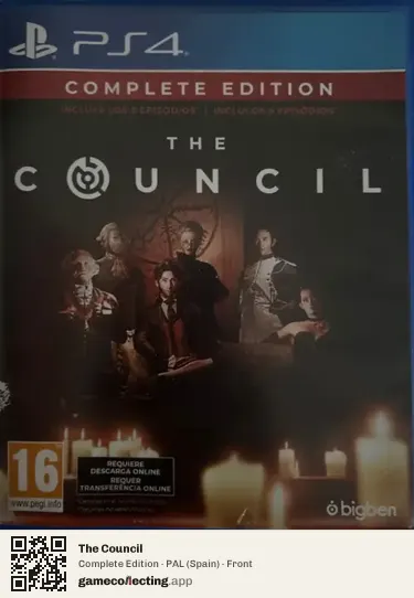The Council PlayStation 4, Spain box front