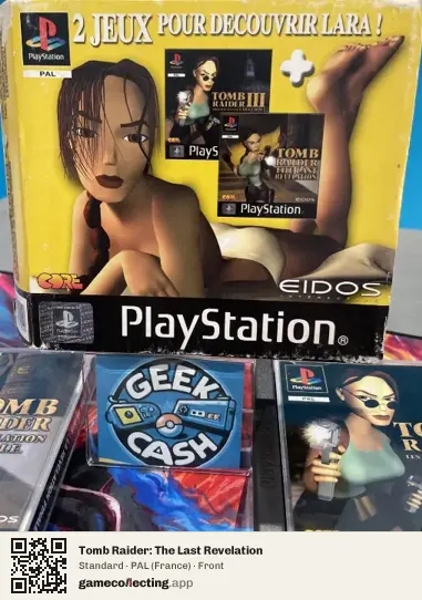 Tomb Raider: The Last Revelation PlayStation, France box front