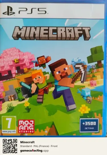 Minecraft PlayStation 5, France box front