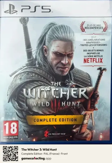 The Witcher 3: Wild Hunt PlayStation 5, France box front