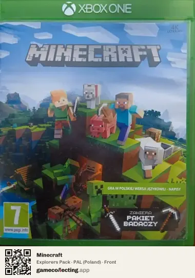 Minecraft Xbox One, Poland box front