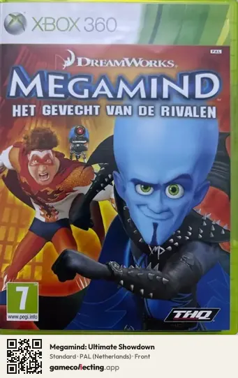 Megamind: Ultimate Showdown Xbox 360, Netherlands box front