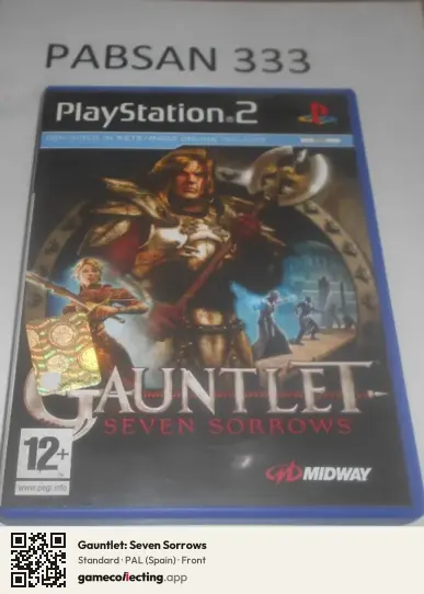 Gauntlet: Seven Sorrows PlayStation 2, Spain box front