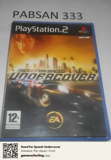 Need for Speed: Undercover PlayStation 2, Spain box front