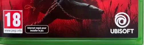 Assassin's Creed Shadows, the PEGI square on its front
