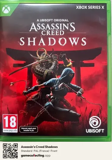 Assassin's Creed Shadows Xbox Series X, France box front