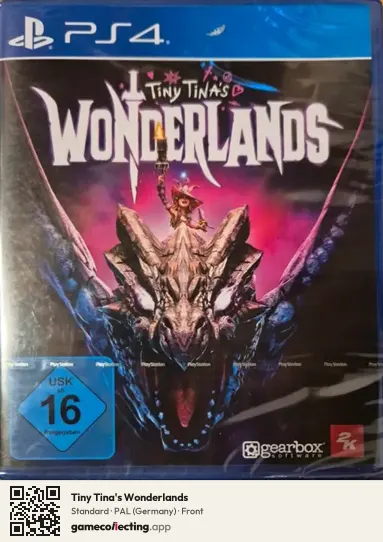 Tiny Tina's Wonderlands PlayStation 4, Germany box front