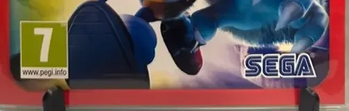 Sonic Unleashed, the PEGI square on its front