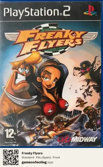 Freaky Flyers PlayStation 2, Spain box front