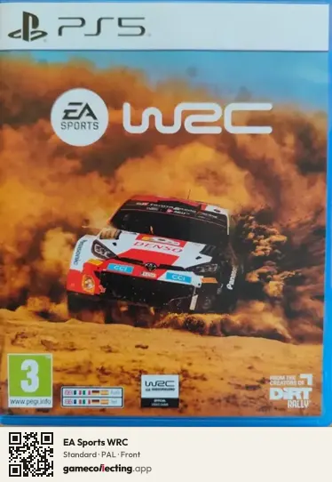 EA Sports WRC PlayStation 5, PAL box front