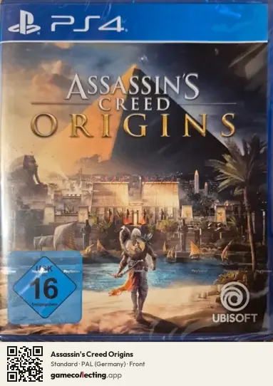 Assassin's Creed Origins PlayStation 4, Germany box front