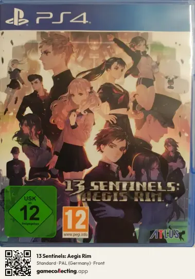 13 Sentinels: Aegis Rim PlayStation 4, Germany box front