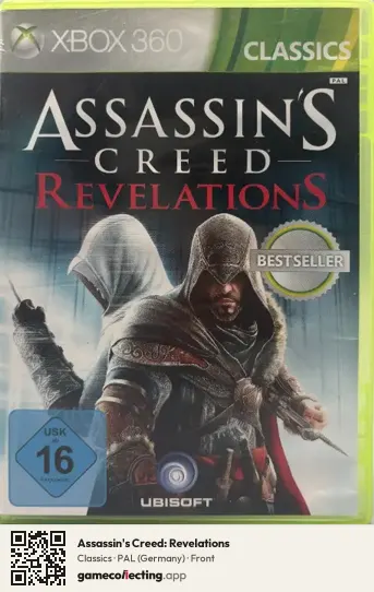 Assassin's Creed: Revelations Xbox 360, Germany box front