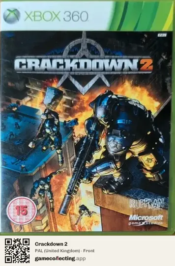 Crackdown 2 Xbox 360, United Kingdom box front
